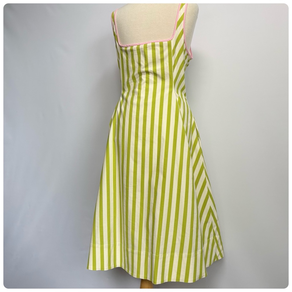 NWT Maeve  Arlette  Piped Sleeveless Notched Square-Neck Midi Dress, XL - Picture 13 of 16